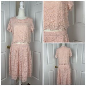 Lace Skirt Set
